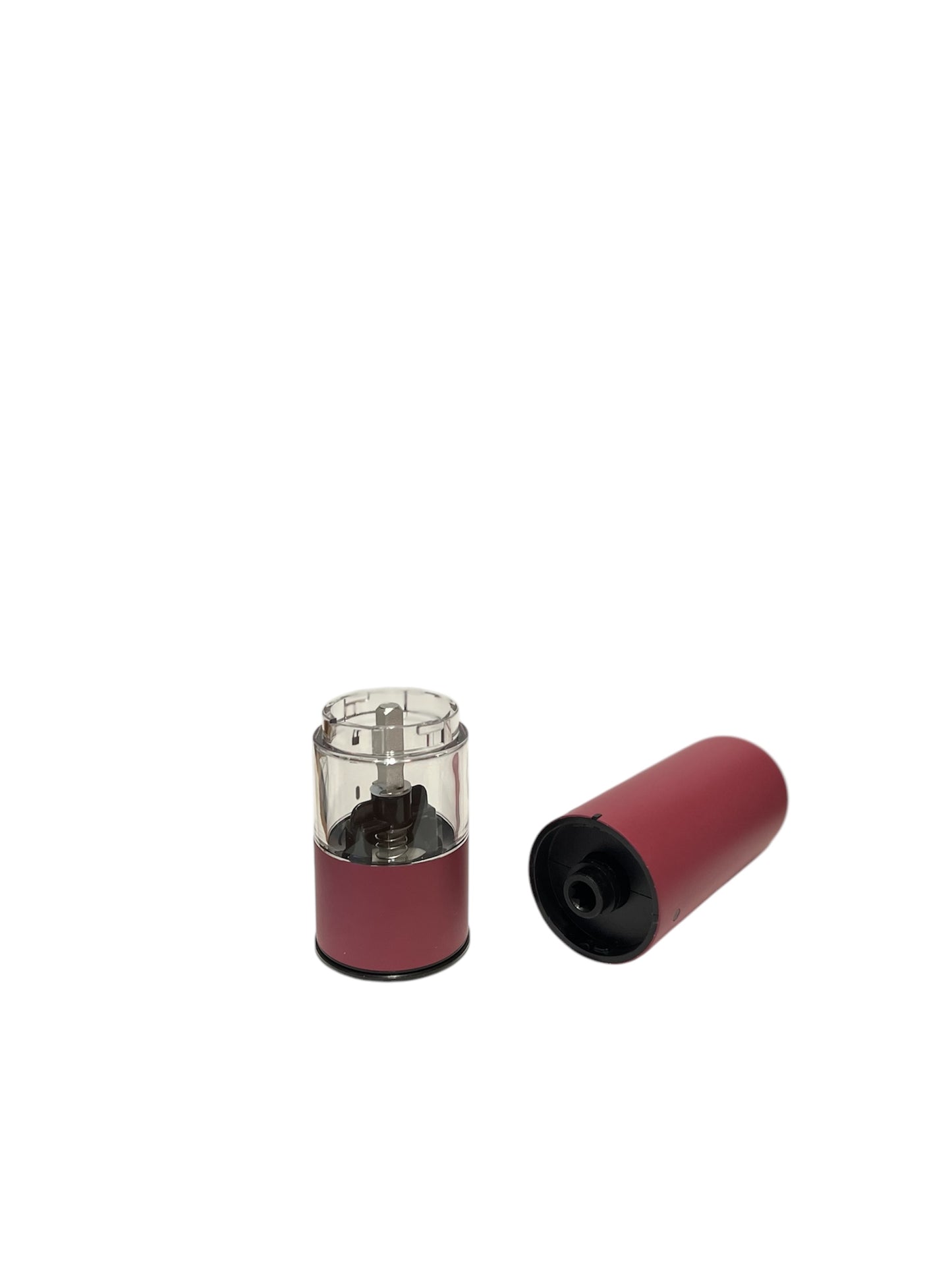 Electric Salt and Pepper small Table Grinder Color Burgundy